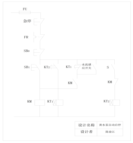 陈俞江设计黄水泵图