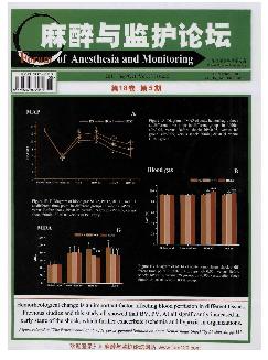 麻醉与监护论坛
